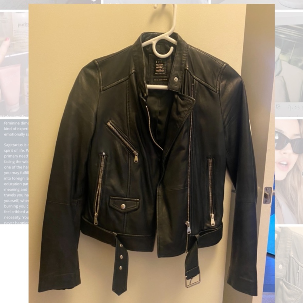 Zara Genuine Leather Jacket